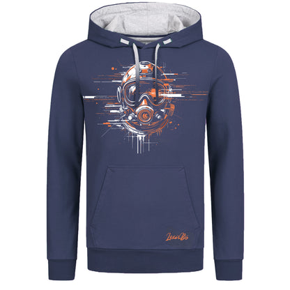 Dive Helmet Hoodie Herren