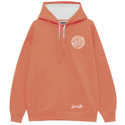 Under Water Love Oversized Hoodie Damen