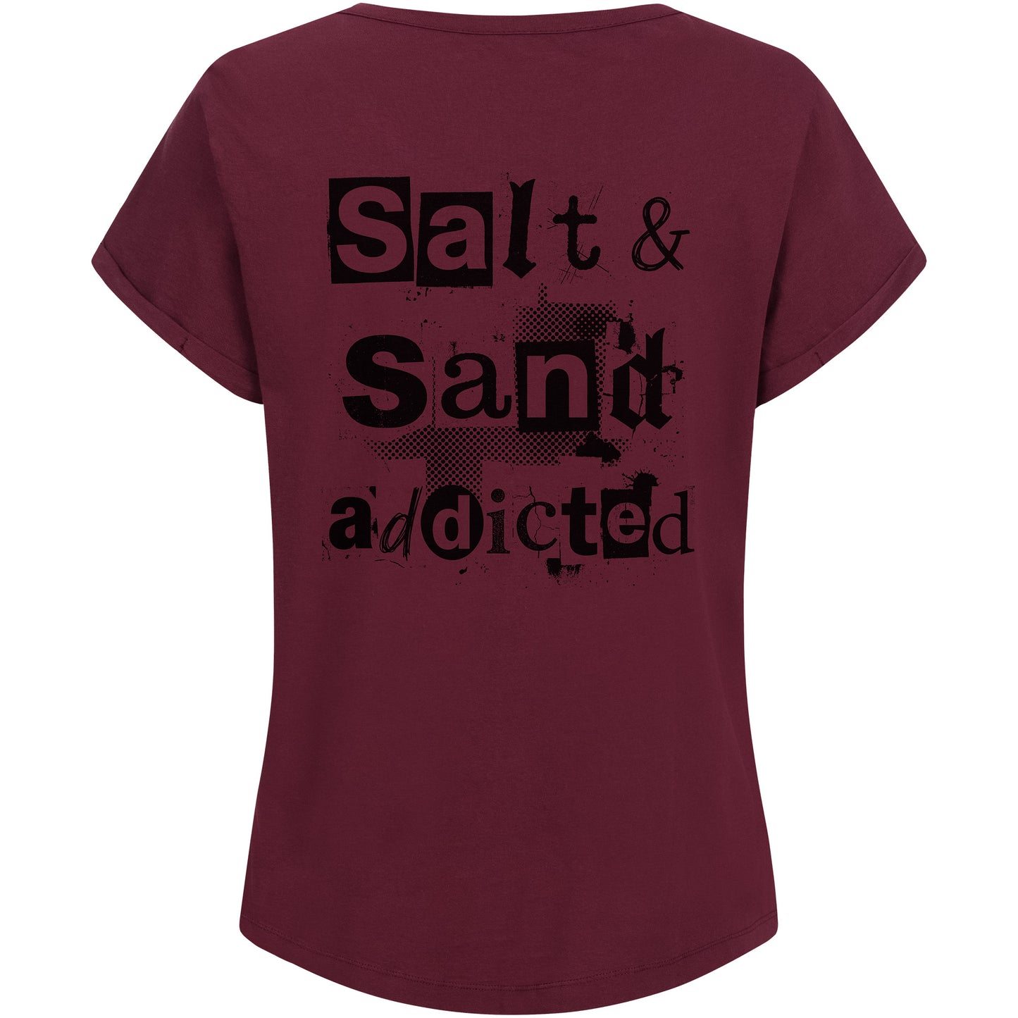 Salt and Sand addicted Oversized T-Shirt Damen