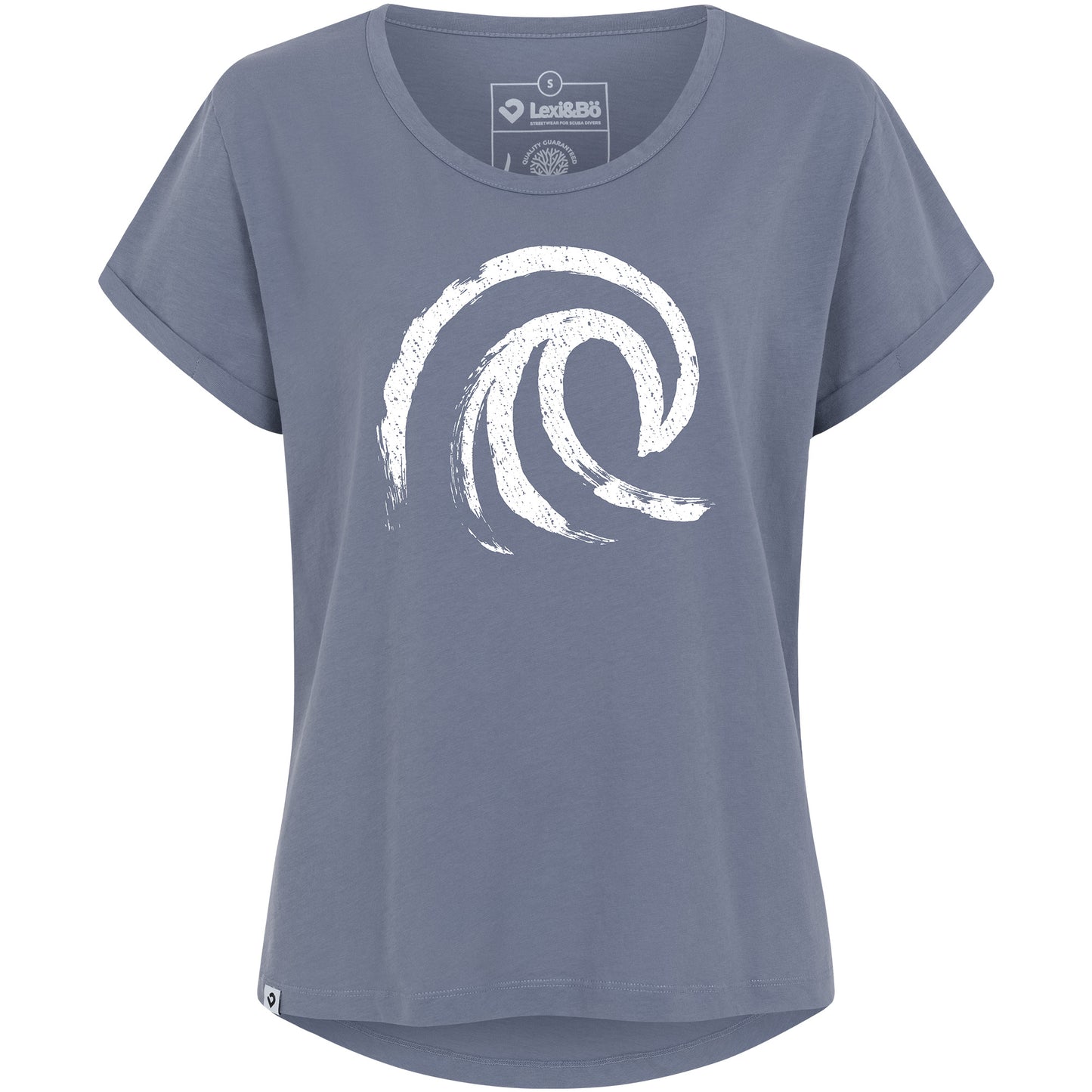 Wave Oversized T-Shirt Damen