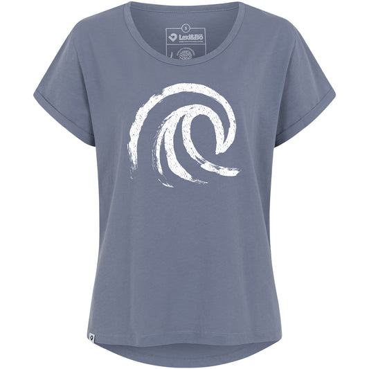 Wave Oversized T-Shirt Damen