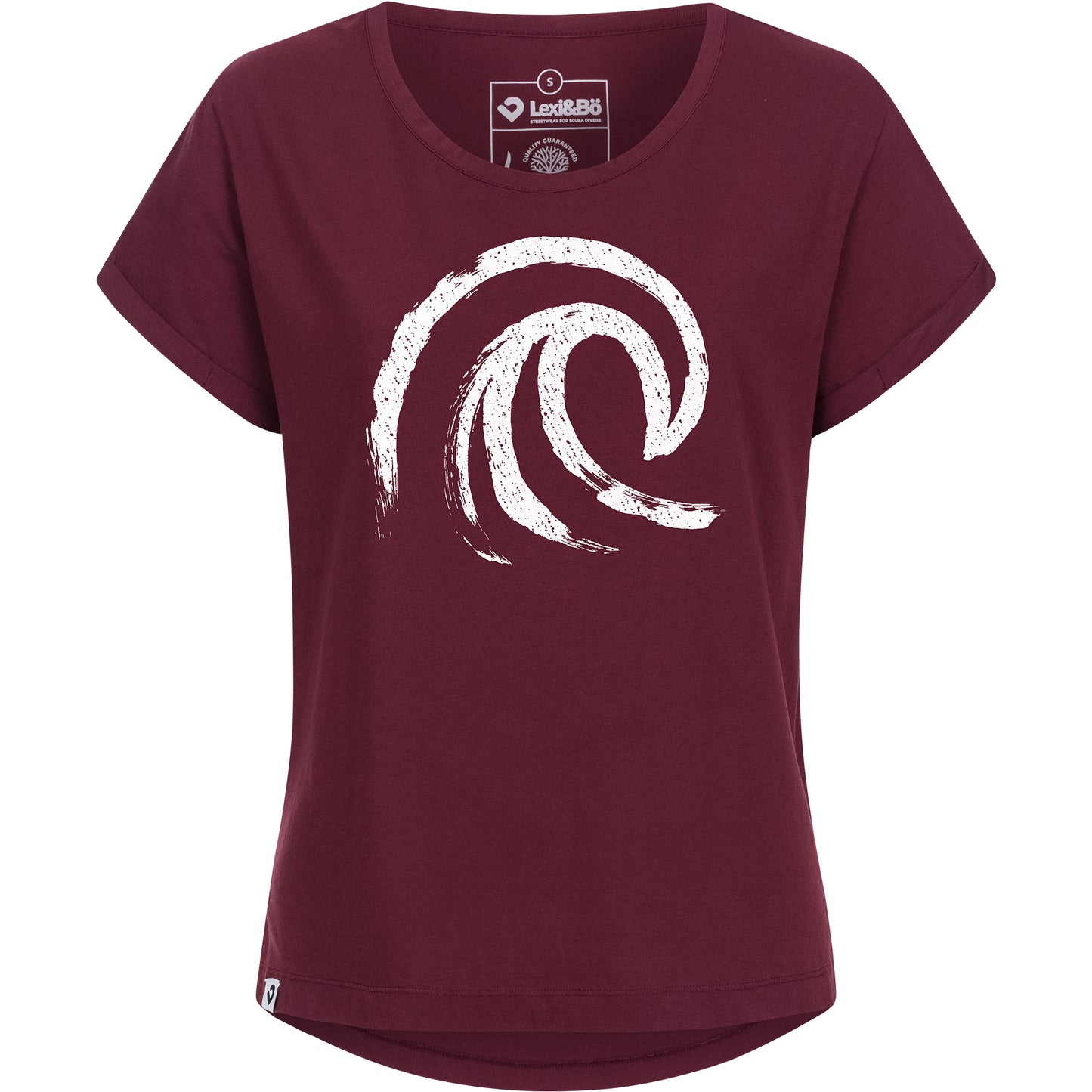 Wave Oversized T-Shirt Damen