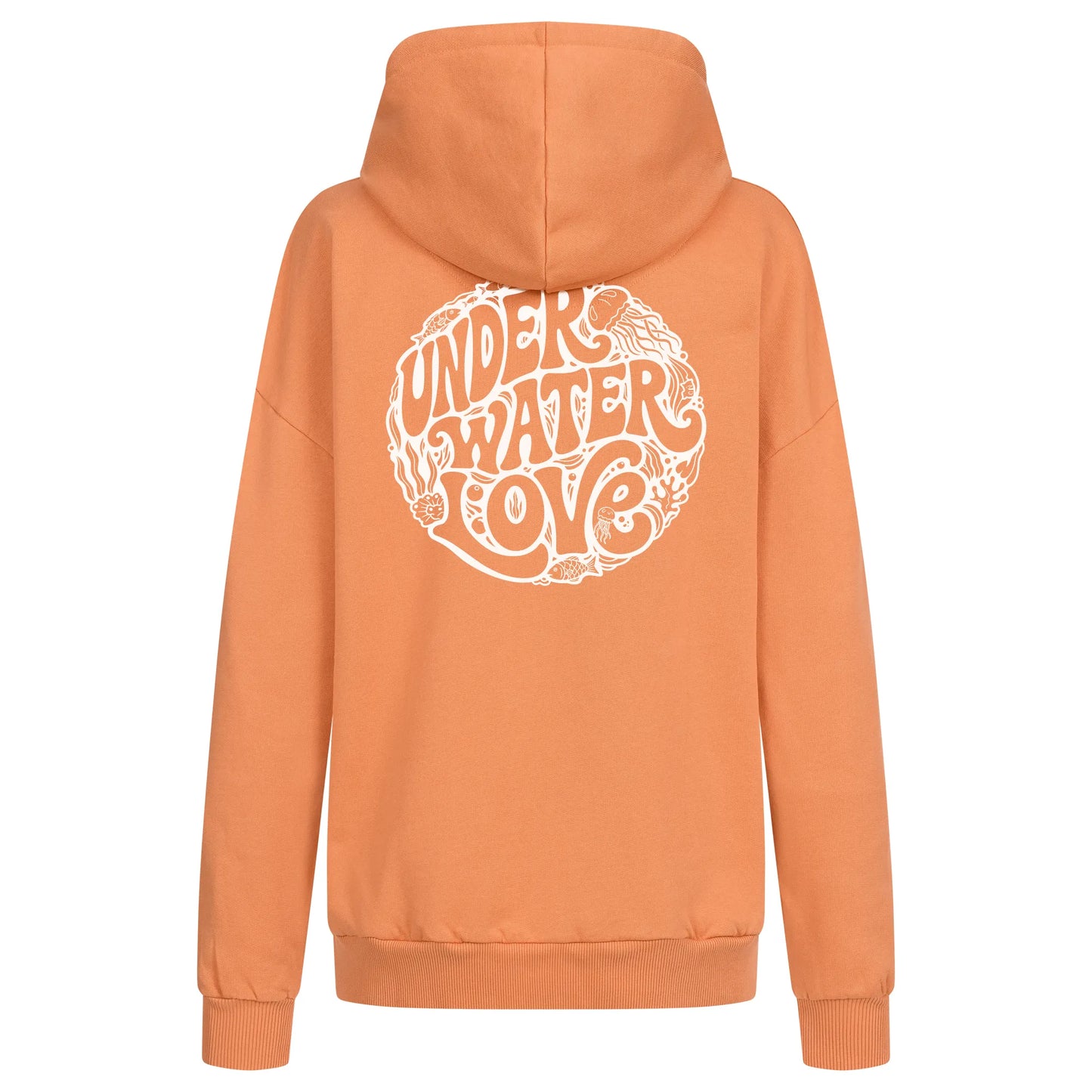 Under Water Love Oversized Hoodie Damen