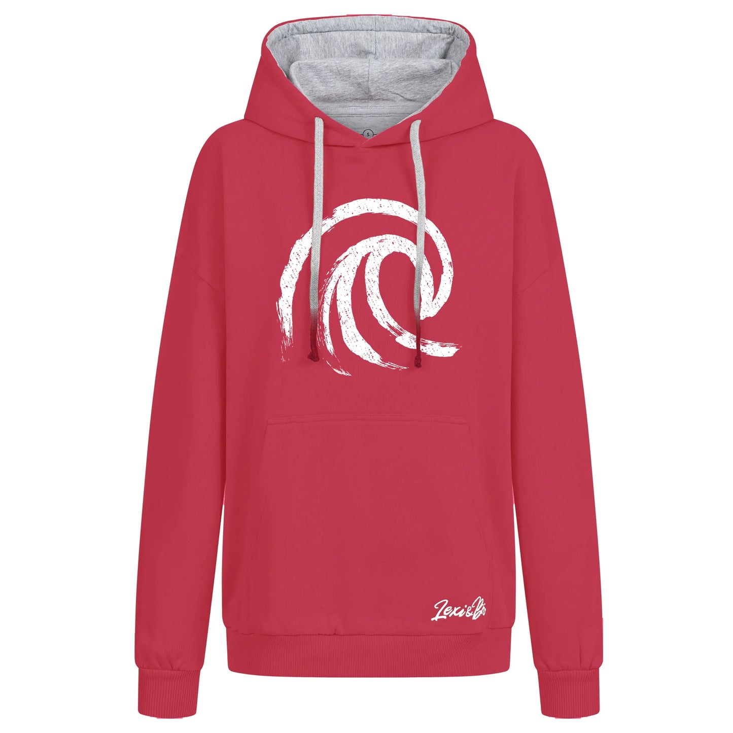 Wave Oversized Hoodie Damen