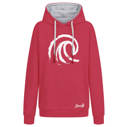 Wave Oversized Hoodie Damen