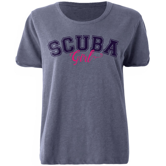 Scuba Girl Oversized T-Shirt Damen