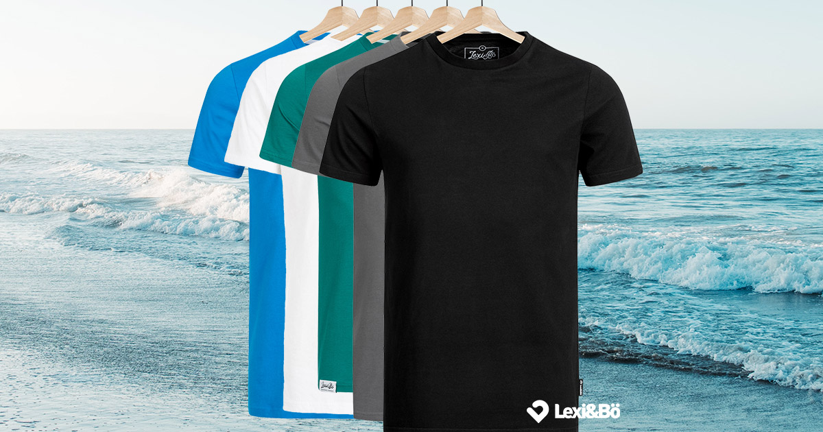 Lexi&Bö Basic Men's T-Shirt different colors made of 100% organic cotton quality Lexi&Bö