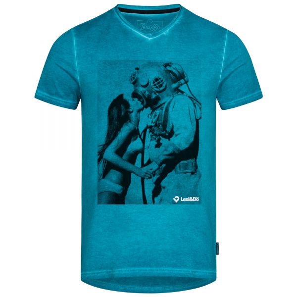 Vintage Diver Men V-neck T-shirt