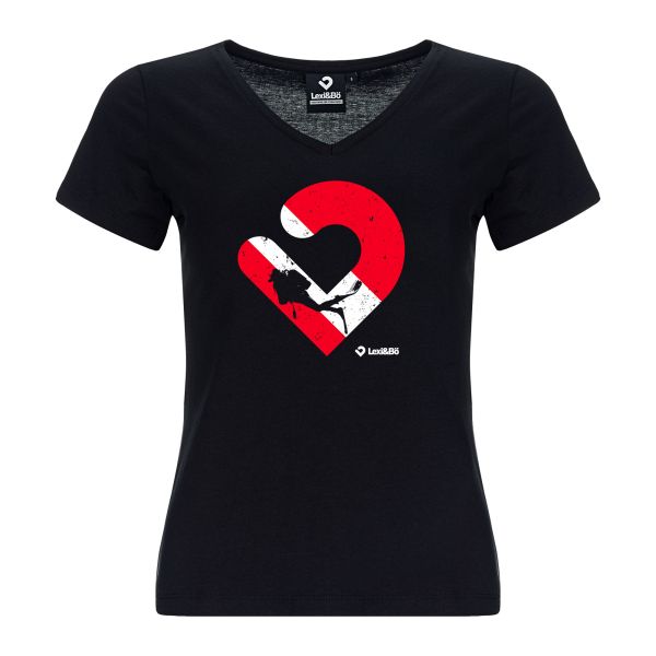 Love Scuba Diving V-Neck T-Shirt Women