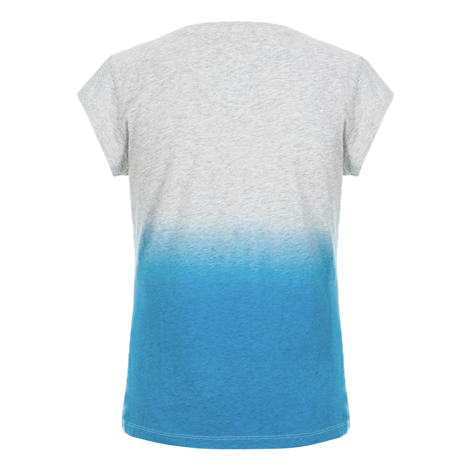 Damen Dip Dye T-Shirt mit Wal-Motiv-Druck aus Bio-Baumwolle | Lexi&Bö